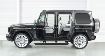 Hofele really fitted the Mercedes-Benz G-Class with suicide doors